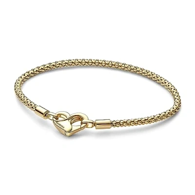 Afbeelding van Pandora 562731C00 Armband Heart zilver goudkleurig