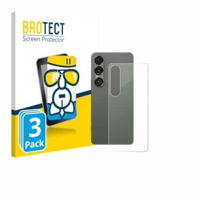 Afbeelding van BROTECT Screenprotector voor Sony Xperia 1 VII (Achterkant) Folie Beschermfolie Beschermglas transparant (3 Stuks)