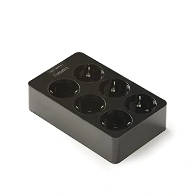 Afbeelding van Famatel 2506 n Base 6 sleuven TT zwart vierkant