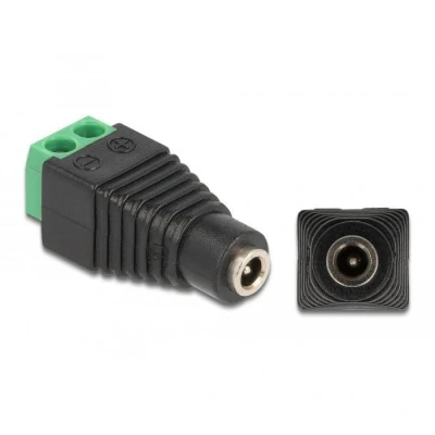 Afbeelding van Delock adapter DC 1.35 x 3.5 mm bus &gt; klemmenblok 2 pins