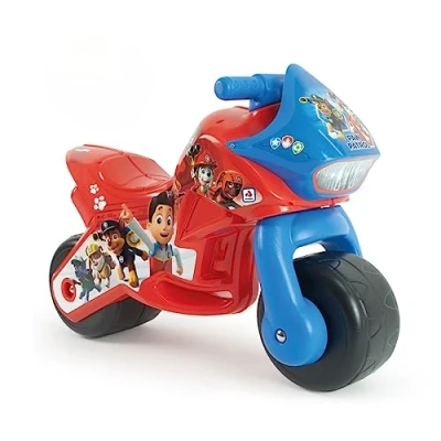 Afbeelding van INJUSA Twin Dessert Paw Patrol loopmotor, voor kinderen +18 maanden, met permanente decoratie, brede plastic wielen en draaggreep ouders, rode kleur