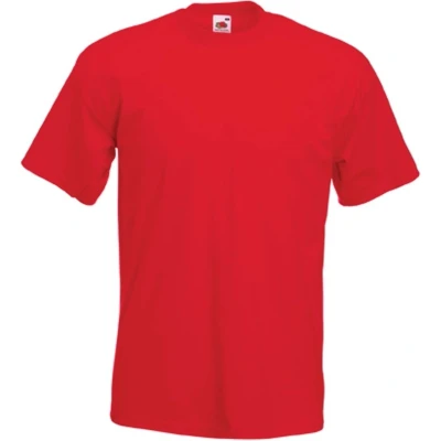 Afbeelding van Fruit of the Loom t shirts S rood