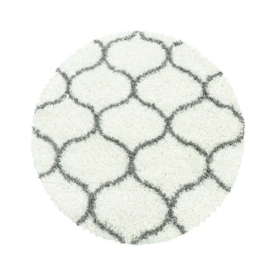 Afbeelding van Opera Soft Shaggy Hoogpolig Vloerkleed Cream 160 cm rond