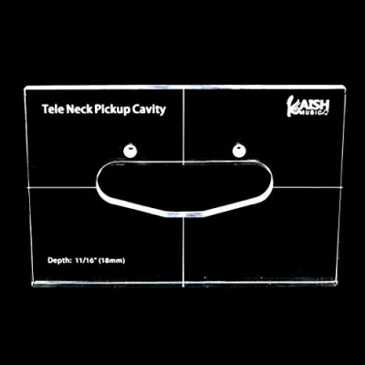 Afbeelding van KAISH Acryl Pickup Routing Template Templates voor Tele Body Neck