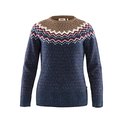 Afbeelding van Trui Fjällräven Women Övik Knit Sweater Navy XS