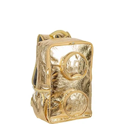 Afbeelding van LEGO Unisex Brick Fashion Rugzak (pak van 1), Goud, Eén maat, Goud