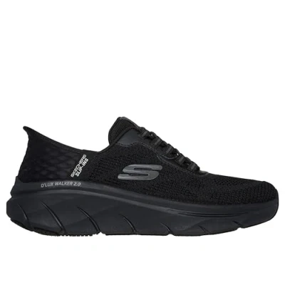 Afbeelding van Skechers Slip ins: D&#039;Lux Walker 2.0 Rezinate, Mannen, Zwart, Sneakers, maat: 42,5