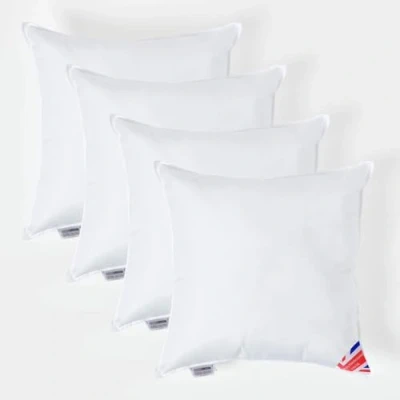 Afbeelding van Homescapes set van 4 vulkussens 55 x cm kussenvulling super microvezel