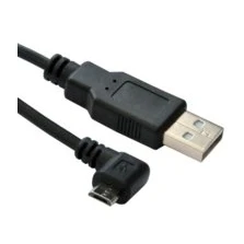 Afbeelding van MicroConnect USB kabel Micro type B (M) gehoekt tot 1,8 m