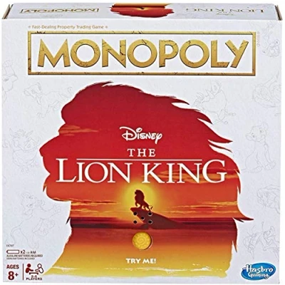Afbeelding van Hasbro Monopoly Game Disney The Lion King Edition Gezinsbordspel Engels