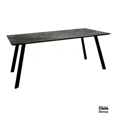 Afbeelding van Benoa Eettafel Berlin Zwart 200cm