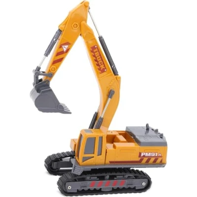 Afbeelding van Toyland® graafmachine voor bouwvoertuigen Geschikt kinderen van 3+ Schaal 1:55 Constructiespeelgoed jongens
