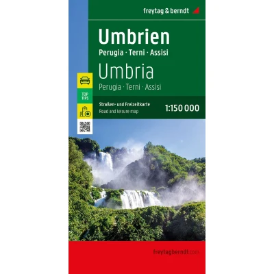 Afbeelding van Umbria Perugia Terni Assisi 1:150 000: Assisi, mit Infoguide, Top Tips: 0624