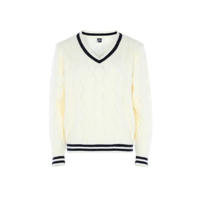 Afbeelding van Dreimaster Maritim Damestrui SCHMUDDELWEDDA XL/XXL / Off White 52% Acryl 25% Nylon 23% Polyester