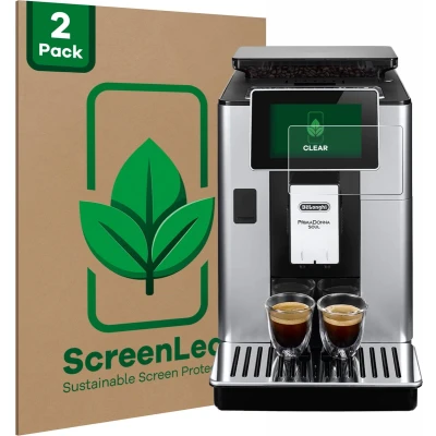 Afbeelding van ScreenLeaf Screenprotector voor DeLonghi PrimaDonna Soul ECAM610.74.MB Duurzame schermbescherming Folie Beschermfolie transparant (2 Stuks)