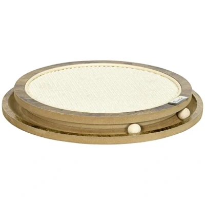 Afbeelding van PawHut Kratzbrett mit Spielball D30 645V00