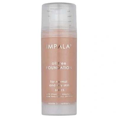 Afbeelding van Impala foundation 03 olievrije longwear met vitamine E, aloë vera extract en UV filter normale vette huid