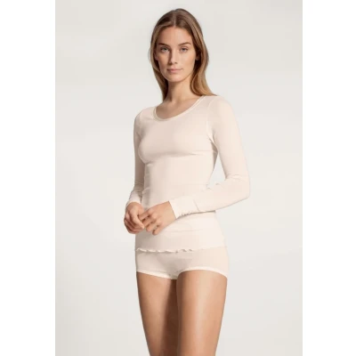 Afbeelding van CALIDA True Confidence Top voor dames met lange mouwen, Light ivoor, S