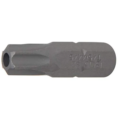 Afbeelding van BGS 4445 Bit lengte 30 mm 8 (5/16&quot;) buitenzeskant T profiel (voor Torx) met boring T45