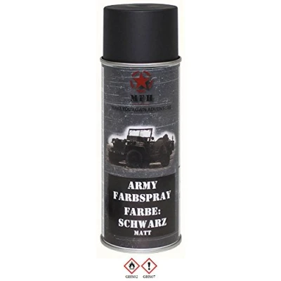 Afbeelding van MFH Kleurspray, Army, mat, 400 ml (zwart)