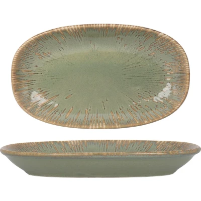 Afbeelding van Bonna Serveerschaal Sage Snell Porselein 24x14 cm set van 2