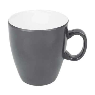 Afbeelding van Bo Camp Mok Two Tone Melamine 4 Stuks Grijs