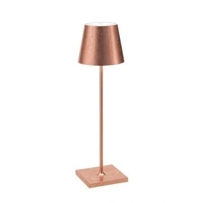 Afbeelding van Zafferano Poldina Pro Tafellamp Oplaadbaar 38cm Koper