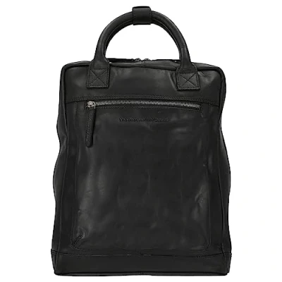 Afbeelding van The Chesterfield Brand Georgia Rugzak zwart Damestas Leren tas