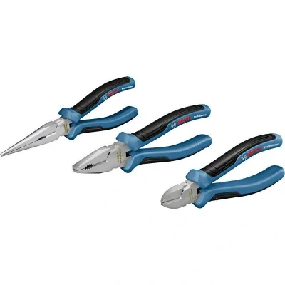Afbeelding van Bosch Professional 3 delige tangenset (combinatietang, punttang en zijsnijder, met L BOXX inlay)