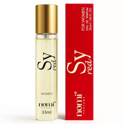 Afbeelding van Nomi Perfume Voor vrouwen, 33 ml, (SY Red), eau de parfum met 20% geuroliën, fruitige noten, zwarte bessen, langdurig