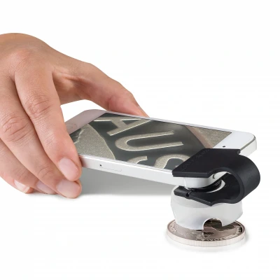 Afbeelding van Leuchtturm, Smartphone, Opzet Macrolens