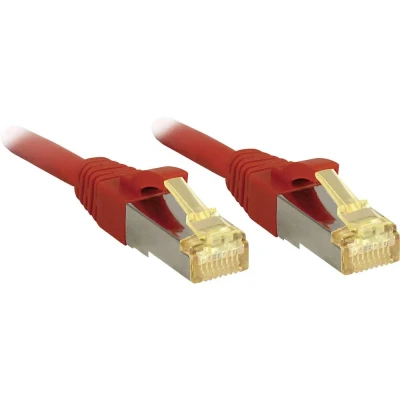 Afbeelding van LINDY 47294 RJ45 Netwerkkabel, patchkabel CAT 6a (losse kabel 7) S/FTP 2.00 m Rood Snagless 1 stuk(s)