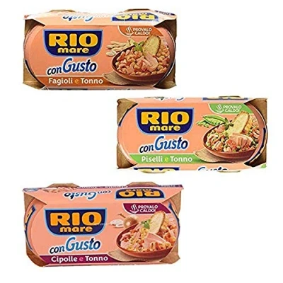 Afbeelding van 12x Rio Mare tonno e fagioli kant en klare tonijnbonen 2x160g instant food