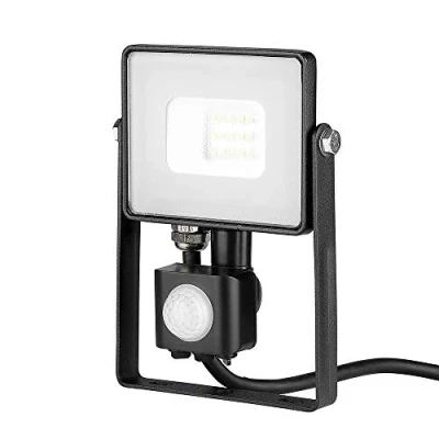 Afbeelding van 10W LED Bouwlamp met PIR sensor Koel Wit