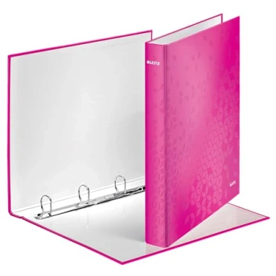 Afbeelding van Leitz WOW ringmap 4 ringen, roze