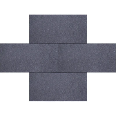 Afbeelding van Gardenlux Granulati (Geïmpregneerd) 30x60x6 Cm Nero Basalto Met strakke rand
