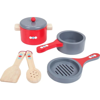 Afbeelding van Bigjigs Kochset Speelgoedkeukentje voor kinderen, Maat: One Size, Multi coloured
