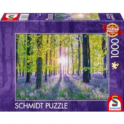 Afbeelding van Schmidt Spiele 59767 Delicate klokkenbloemen in het bos, puzzel met 1000 stukjes, kleurrijk
