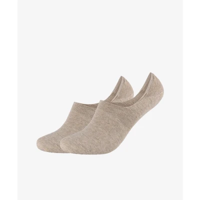Afbeelding van Camano Sneakersokken Invisible Unisex 2Pack Zand 3538