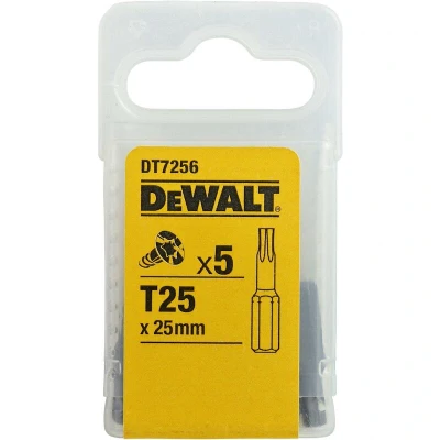 Afbeelding van DeWalt Accessoires Bits Torx T25 5 stuks DT7256 QZ