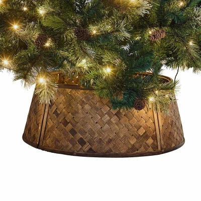 Afbeelding van LOBERON Omranding voor de kerstboom Eden bruin