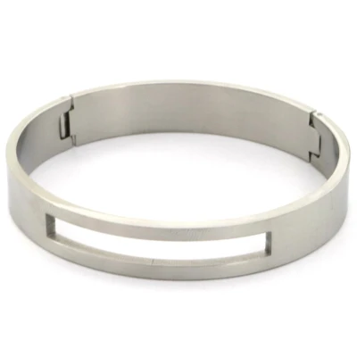Afbeelding van Armband Dames Bangle RVS One Size Zilverkleurig