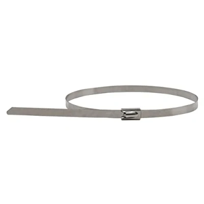 Afbeelding van KS Tools, Kabelbinders, Roestvrijstalen kabelbinders met kogelslot, 4,6x350mm, 100 stuks. (Metalen kabelbinder, 350 mm, 1 Pcs.)