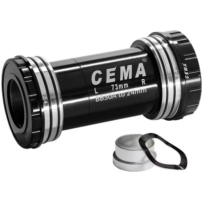Afbeelding van CEMA Bracketas BB30A Interlock SRAM GXP RVS Zwart