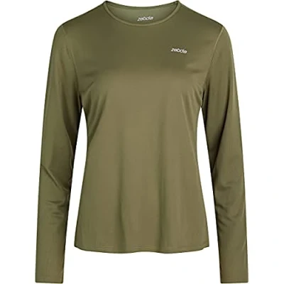 Afbeelding van Zebdia Longsleeve, Dames, Maat: XS, Army
