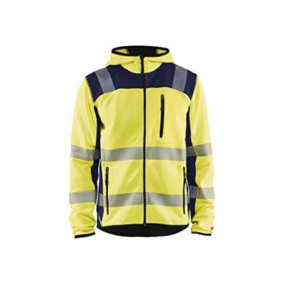 Afbeelding van Blaklader Gebreid vest met capuchon High Vis 4923 2120 Geel/Marineblauw L