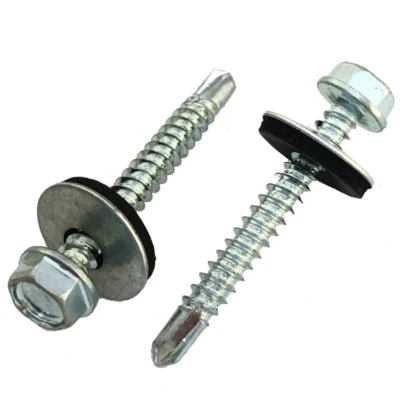 Afbeelding van Zelfborende schroeven met ring 6,3x120 100 stuks