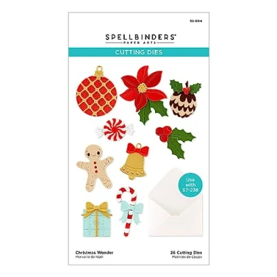 Afbeelding van Spellbinders Kerstwonder geëtste matrijzen uit de envelop van wondercollectie