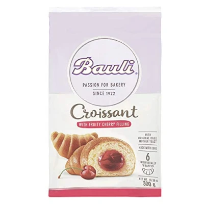 Afbeelding van 12x Bauli Cornetti Ciliegia Croissant brioche taart met kersen (6 x 50 g) 300 g