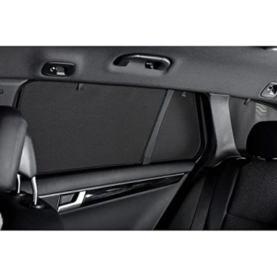 Afbeelding van Car Shades Set (achterportieren) voor Volkswagen Touareg 2003 2010 (2 delig)